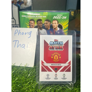 Thẻ bóng đá Marcus Rashford Trophy Triumph Topps Match Attax UCL 2024/25