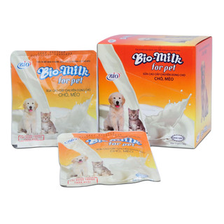 Combo 10 & 5 Gói Sữa Bio Milk Cao Cấp 100g Cung Cấp Canxi Cho Chó Mèo Con Sơ Sinh, Thú Cưng Mang Bầu