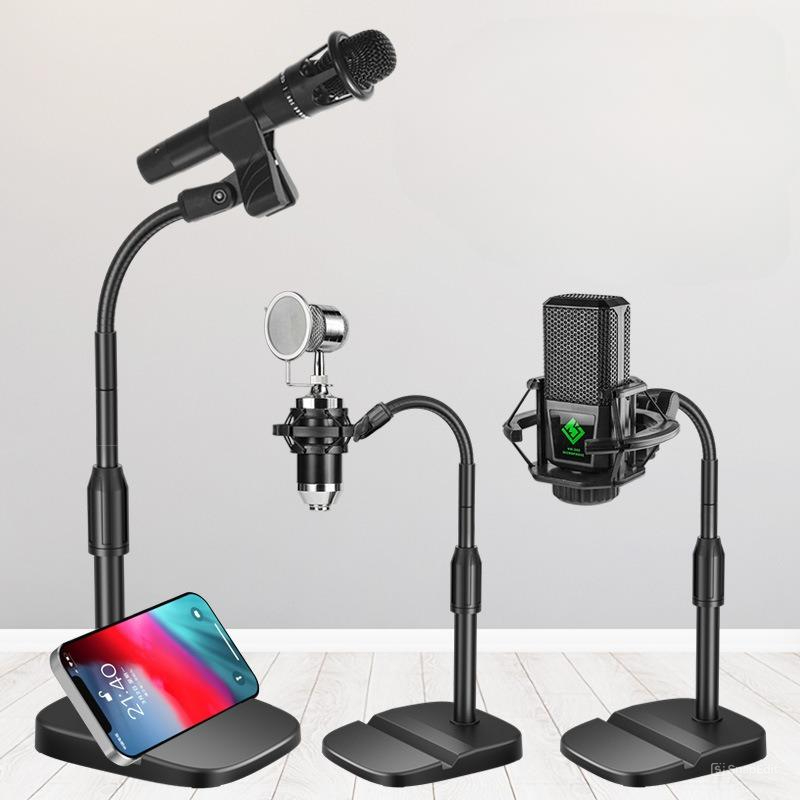 Giá Đỡ Micro Để Bàn Điều Chỉnh Chiều Cao Có Khe Cắm Điện Thoại Và Máy ...