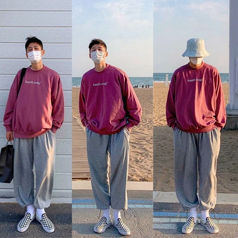 40-105kg Quần Nam Nữ Dây Rút Thời Trang Bigsize Sói Unisex Jogger Thu Đông - MÃ 01
