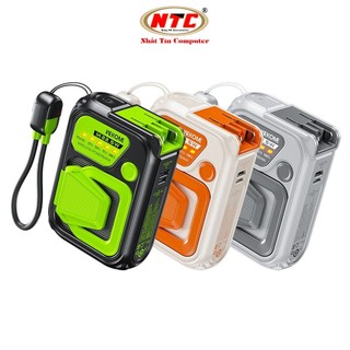 [CHỨNG NHẬN CCC] Pin dự phòng không dây Wekome WP-89 10000mAh Wireless 15W TypeC LN in 18W, out 20W, có phích cắm sạc