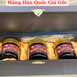 [DATE MỚI] Cao Đông Trùng Hạ Thảo GOLD Hộp Gỗ Đen 3 lọ Hàn Quốc