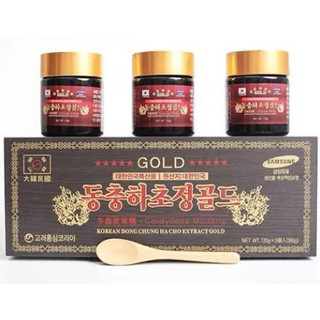 [DATE MỚI] Cao Đông Trùng Hạ Thảo GOLD Hộp Gỗ Đen 3 lọ Hàn Quốc