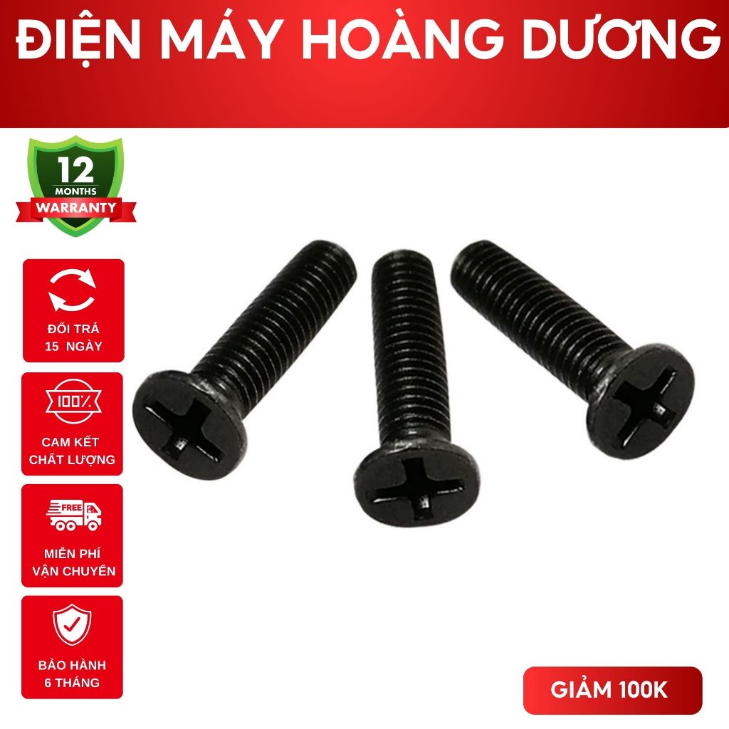 Ốc ren ngược M5 M6 sử dụng cho măng ranh đầu kẹp 10mm/13mm | Shopee ...