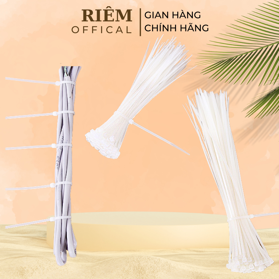 Dây Rút Nhựa 10CM Dây Thít Nhựa 100 Cái Một Lần Kéo Dễ Sử Dụng Thiết Kế ...