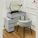 Bàn Trang Điểm Hiện Đại Sang Trọng, Gương Đèn Led Cảm Ứng 3 Màu, Bàn Trang Điểm Nhập Khẩu Cao Cấp Bàn Phấn Nội Thất S&S — ảnh 2