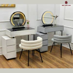 Bàn Trang Điểm Hiện Đại Sang Trọng, Gương Đèn Led Cảm Ứng 3 Màu, Bàn Trang Điểm Nhập Khẩu Cao Cấp Bàn Phấn Nội Thất S&S — ảnh 4