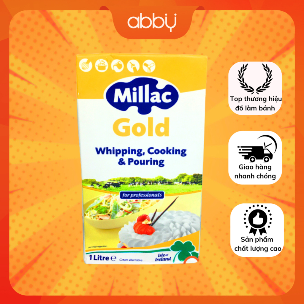 Kem Whipping Millac Gold 1L | Shopee Việt Nam
