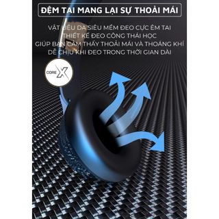 Tai Nghe Headphone Chụp Tai Không Dây Bluetooth X-Bass Âm Thanh Nổi Nghe Nhạc, Chơi Game