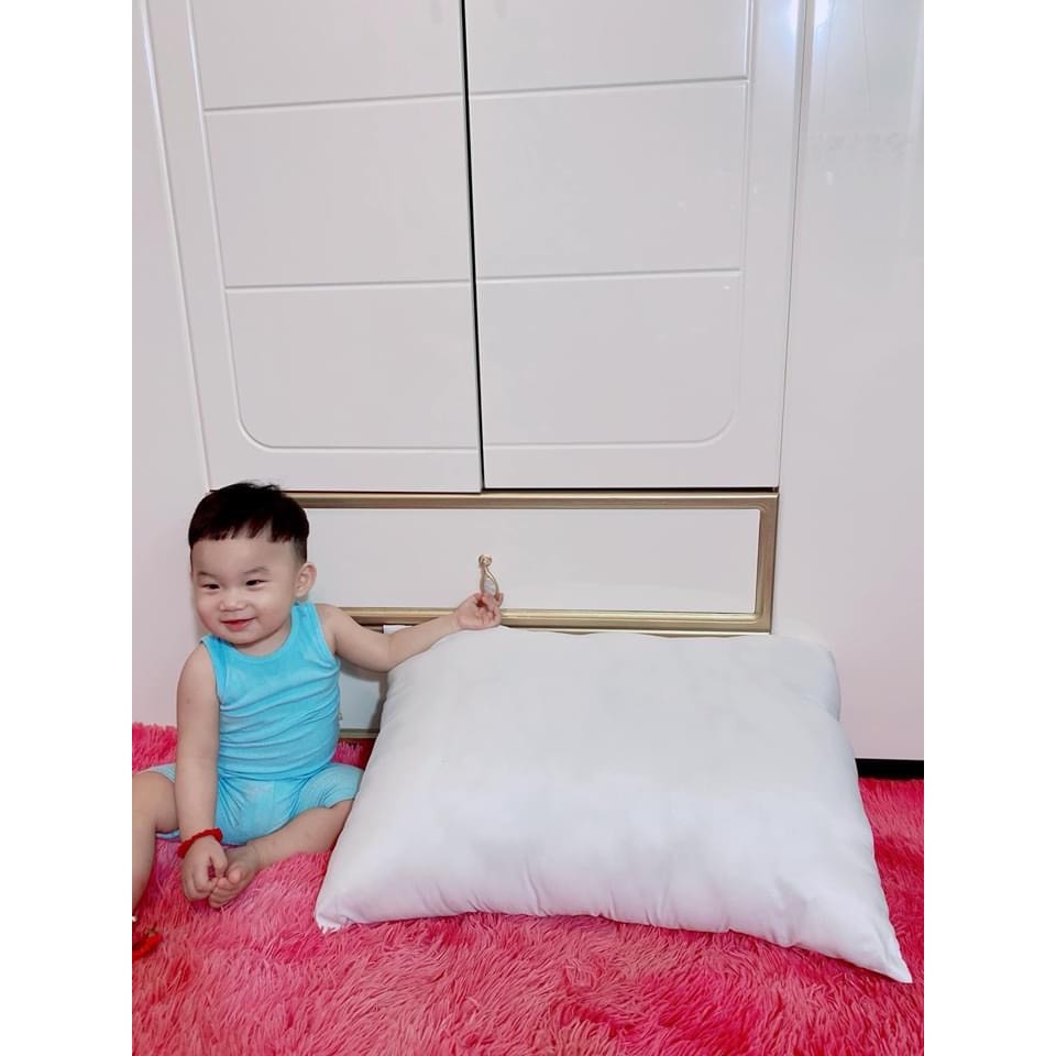 Ruột Gối Nằm Size 40x60cm - 50x70cm Và Ruột Gối Ôm Size 35x1m Gòn 100% Cao Cấp - Nhà Shy Home Decor