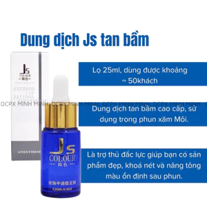 Dung dịch JS tan bầm, chống sưng, khóa màu, cấp nước 25ml