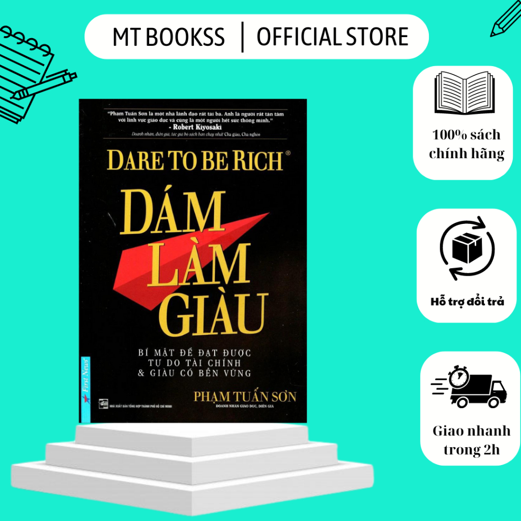 Sách - Dám Làm Giàu Phạm Tuấn Sơn - First News