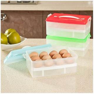 Hộp trứng 24 quả 2 tầng có nắp đậy ,hộp đựng trứng tủ lạnh xịn xò,khay đựng trứng