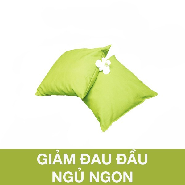 Ảnh Gối Ngải Cứu Chườm Nóng Hapaku - Giảm Đau Mỏi Cổ Vai Gáy, Giúp Thư Giãn Dễ Ngủ, Túi Chườm Nóng 1