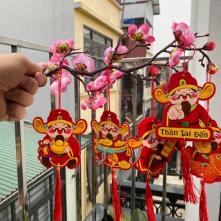 [QÙA TẶNG KÈM TEM CHỮ TẾT] Combo 3 Set 5- 6 dây trang trí, liễng treo cây đào, mai trang trí tết 2025