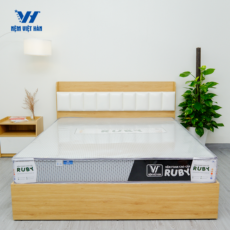 Ảnh Nệm foam Việt Hàn Ruby - Thoáng Khí, Nâng Đỡ Cơ Thể - Bảo Hành 10 Năm 1