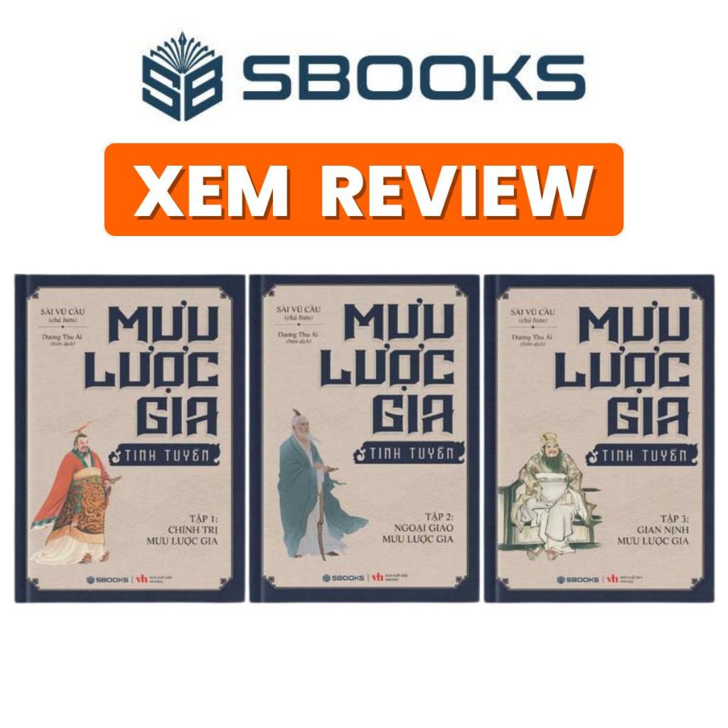 Sách Combo 3 Cuốn Mưu Lược Gia (Full Boxset) - Sbooks Store