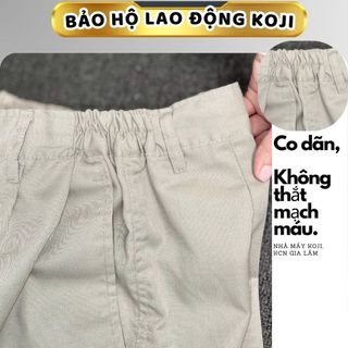Bộ Đồ Bảo Hộ Lao Động Quần áo bảo hộ lẻ có Phản Quang Chất vải kaki nhẹ thoáng mát