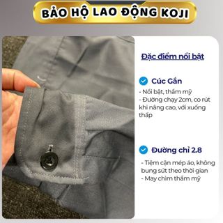Bộ Đồ Bảo Hộ Lao Động Quần áo bảo hộ lẻ có Phản Quang Chất vải kaki nhẹ thoáng mát