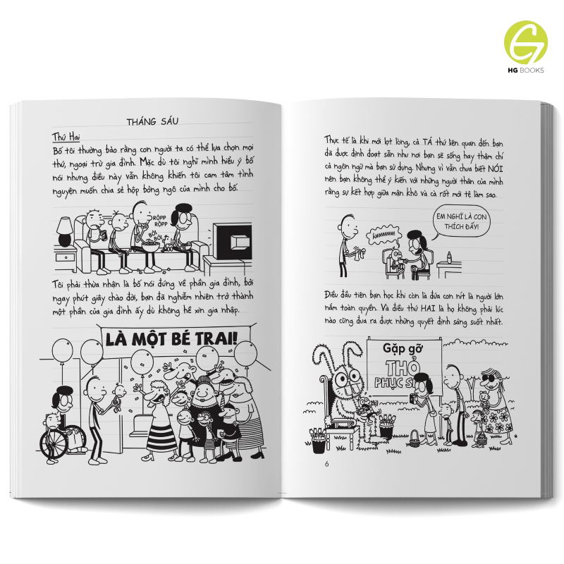 Ảnh Sách Nhật ký Chú Bé Nhút Nhát Tập 19 song Ngữ - Diary Of A Wimpy Kid tặng file nghe và note từ vựng 4