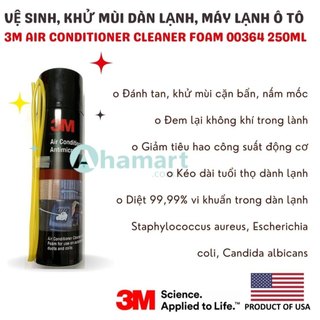 Chai vệ sinh điều hòa Ô Tô 3M Air Conditioner Cleaner Foam
