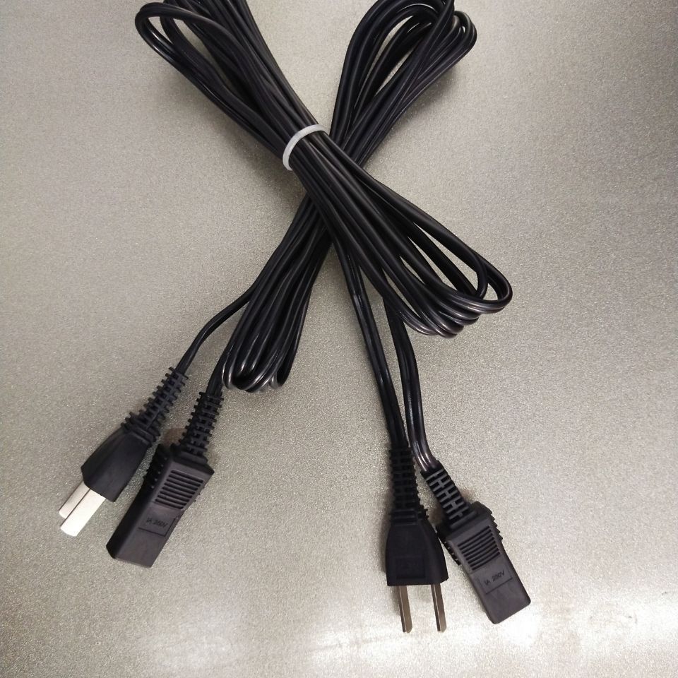 Dây nguồn số 8 đầu vuông bằng đồng 9x16mm dài 2 m mét phù hợp các loại máy ghi âm cassette đài radio sharp sony cổ