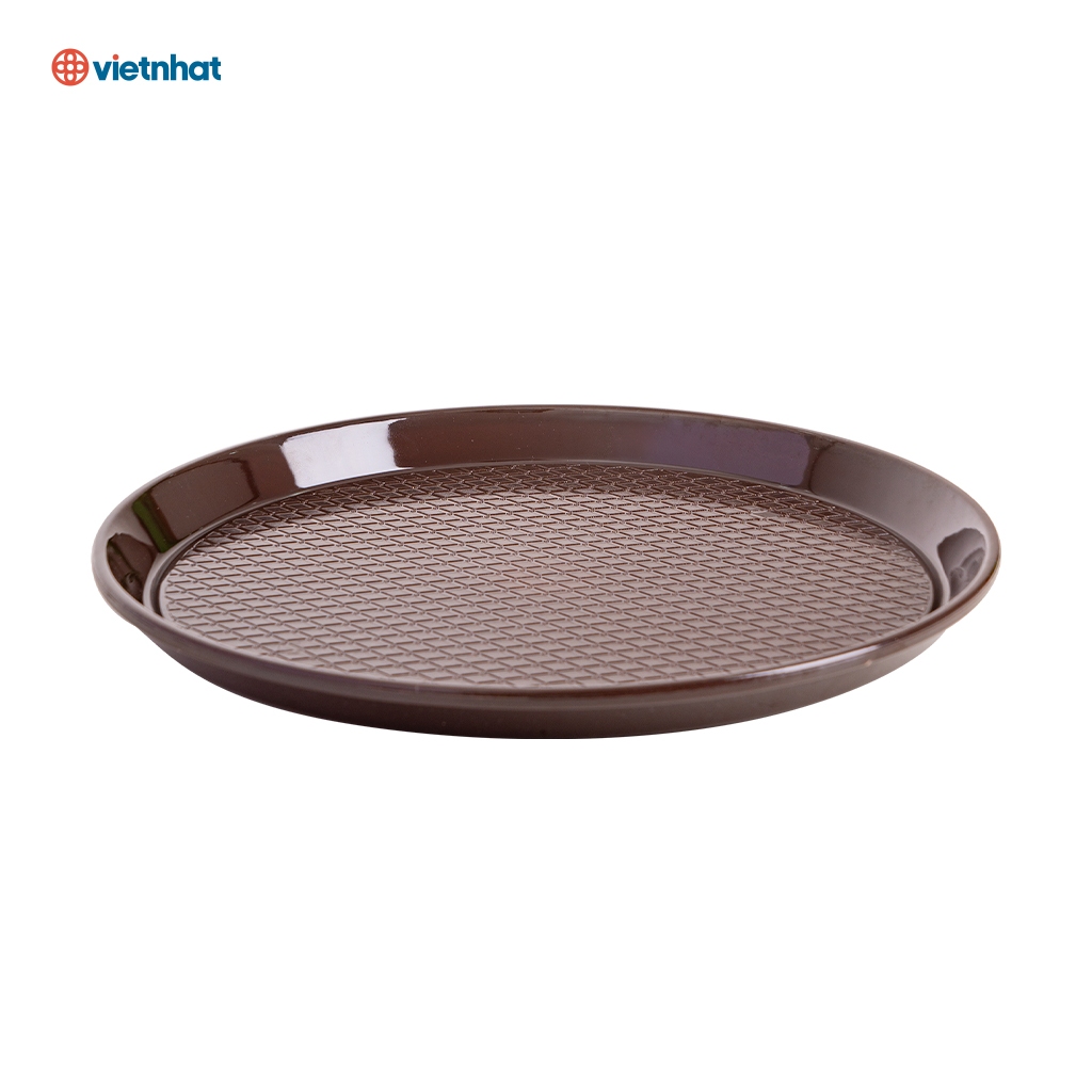 Khay đựng thực phẩm tròn caro, Khay đựng đồ ăn Chính Hãng VIỆT NHẬT (Mã 5646)