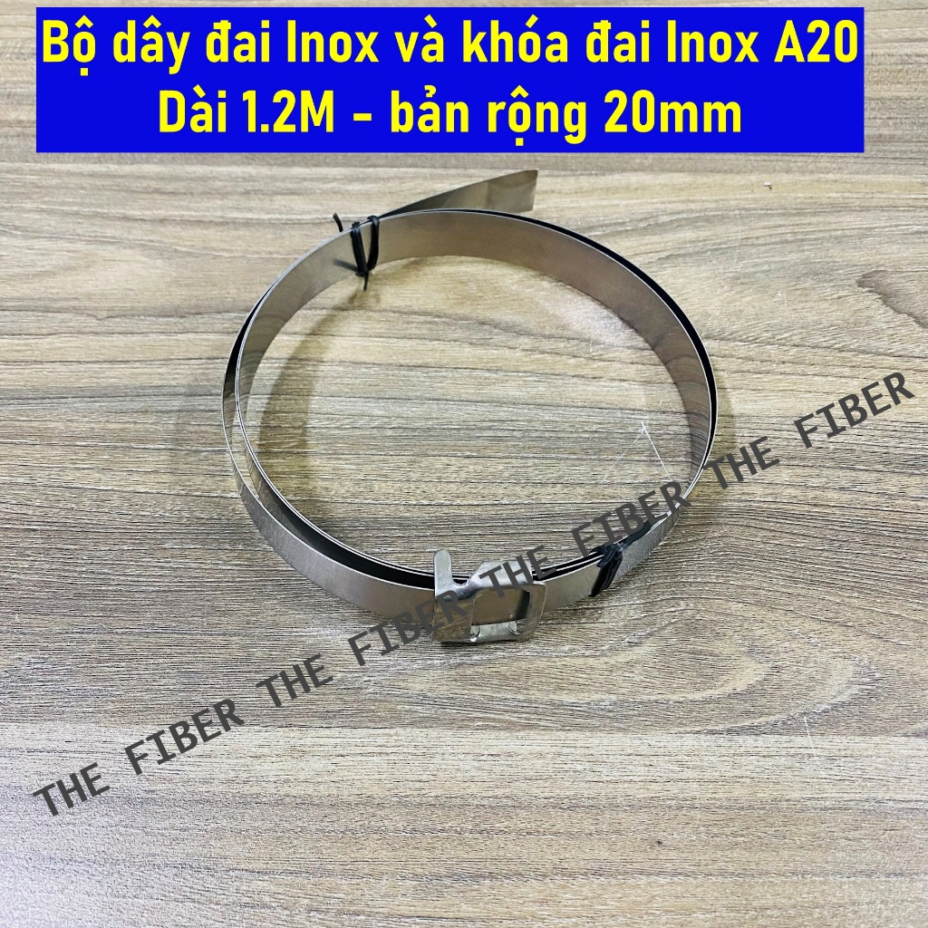 Bộ dây đai Inox và khóa đai Inox A20 | Shopee Việt Nam