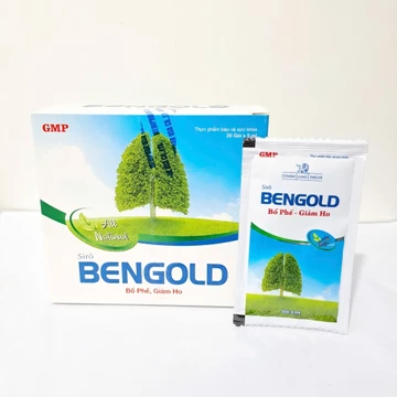 Siro bổ phế, giảm ho Bengold từ thảo dược dùng cho trẻ nhỏ và người lớn dạng gói tiện lợi