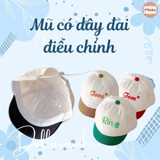 Mũ Lưỡi Trai Thêu Tên Cho Em Bé - Phong Cách và An Toàn