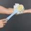 BÀN CHẢI KÌ LƯNG SIZE BÉ, Cây Bông Tắm, Cọ Kì Lưng 2 Đầu Bông Vải Lưới Và Lông Bàn Chải - DUNGCUCHALUNGTAM376