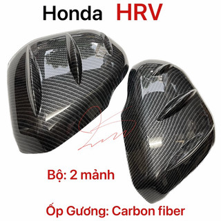 Ốp Tay + Hõm, Nắp Xăng, Ốp Gương CARBON xe Honda HRV 2022- ĐẾN NAY - Vân CARBON cao cấp
