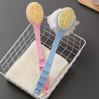 BÀN CHẢI KÌ LƯNG, Bàn Chải Cọ Lưng Nhật Bản Cán Dài, Cây Cọ Lưng Bông Mài Mại Tẩy Da Chết Không Tổn Thương Da - BANCHAI3