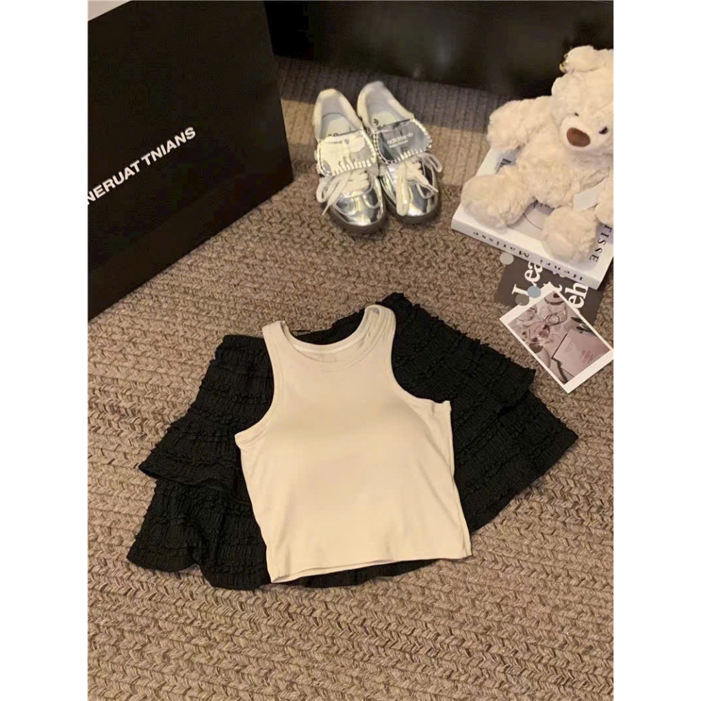 Áo Croptop Ba Lỗ Nữ Ngược Ôm Body Chất Thun Gân Cao Cấp Mền Mát Co Giãn Tốt Mặc Đep 2076
