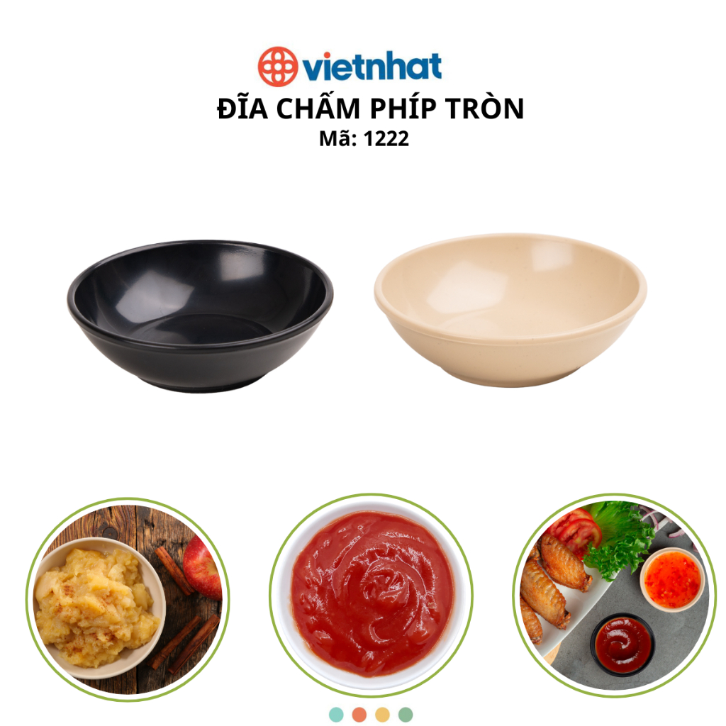 Combo 10 Đĩa Chấm Phíp Tròn Chính Hãng VIỆT NHẬT (Mã 1222)