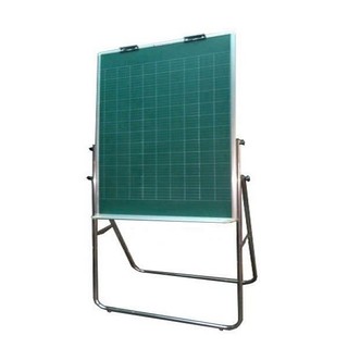 Bảng Flipchart viết phấn từ, in lụa ô ly tiểu học, chân STĐ