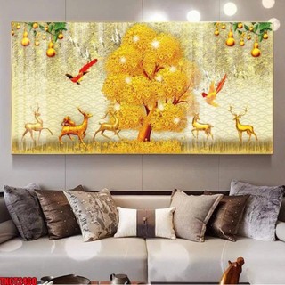 Bộ Tranh Tết Treo Tường Tráng Gương In UV Cao Cấp Trang Trí Nhà Cửa Làm Quà Tặng Tân Gia