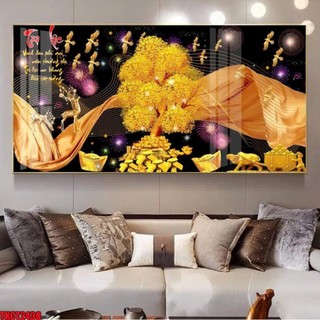 Bộ Tranh Tết Treo Tường Tráng Gương In UV Cao Cấp Trang Trí Nhà Cửa Làm Quà Tặng Tân Gia