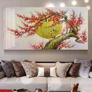 Bộ Tranh Tết Treo Tường Tráng Gương In UV Cao Cấp Trang Trí Nhà Cửa Làm Quà Tặng Tân Gia