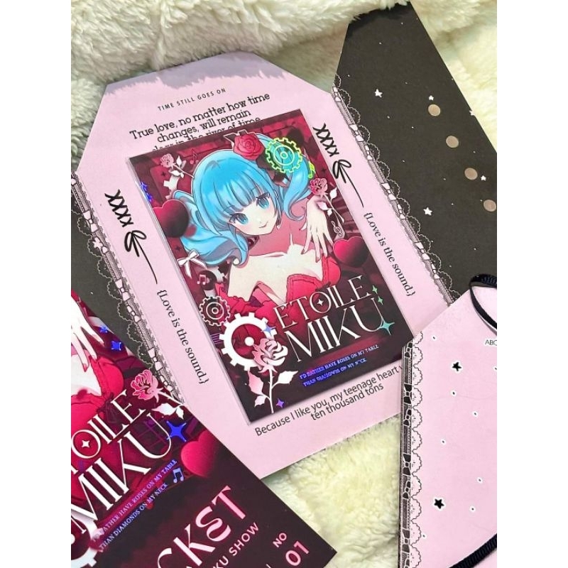 [7 mẫu] Set polaroid "The Nightmare" Hatsune Miku Vocaloid