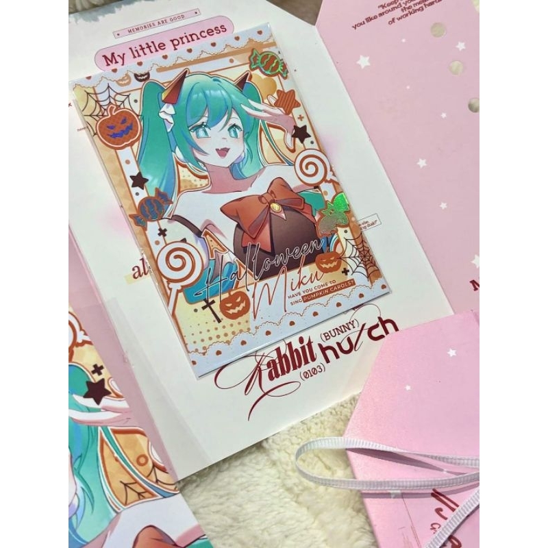 [7 mẫu] Set polaroid "The Nightmare" Hatsune Miku Vocaloid