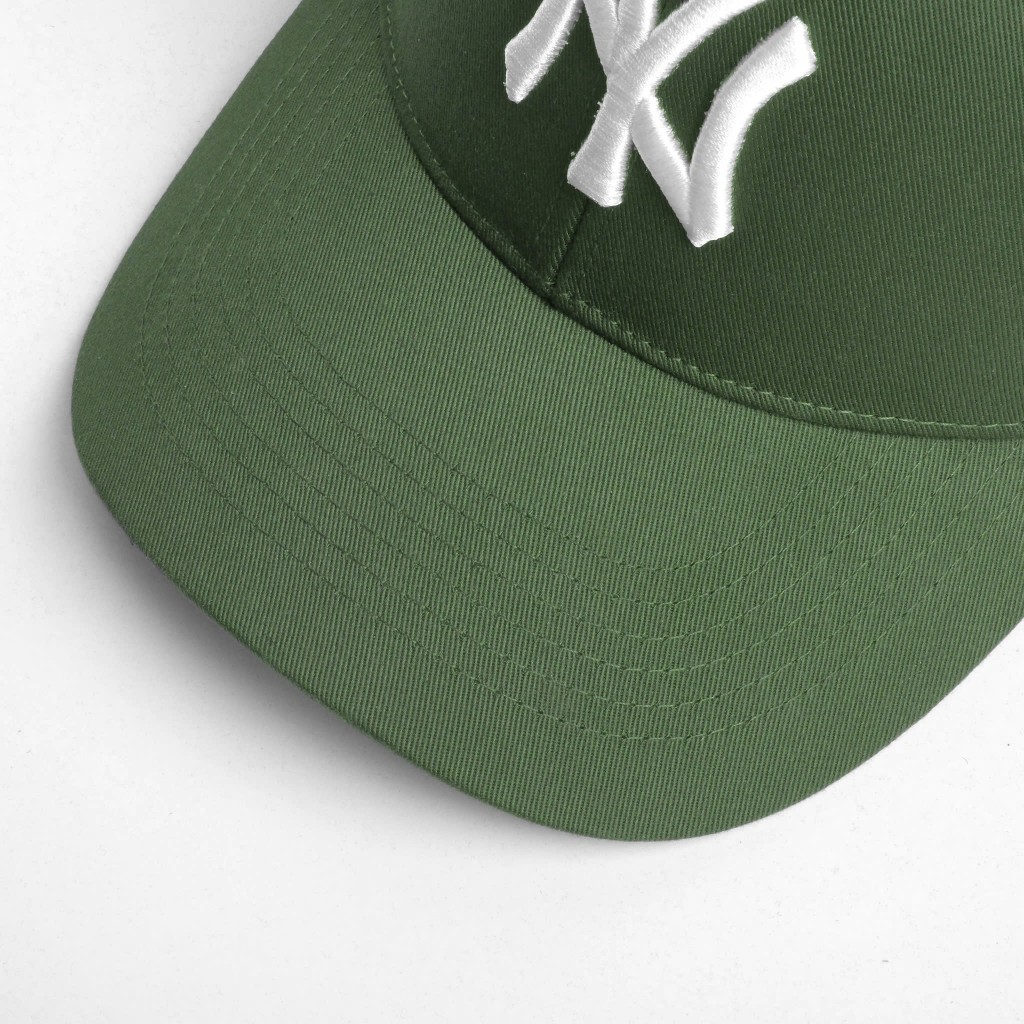 Mũ Nón lưỡi trai Meowist chất liệu vải Kaki Dark Green Logo NY , nón lưỡi trai Thời trang, Thể thao