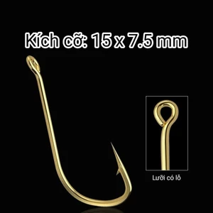 Lưỡi câu cá carbon Mạ vàng chuyên dụng, nhẹ và cứng - Thắng Fishing