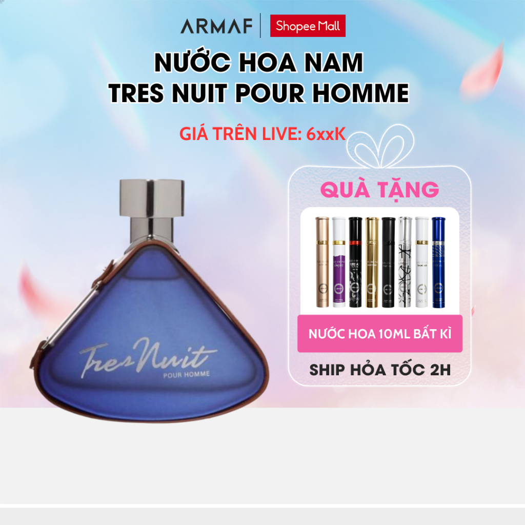 Nước Hoa Nam Armaf Tres Nuit Pour Homme EDP 100ml Shopee Việt Nam