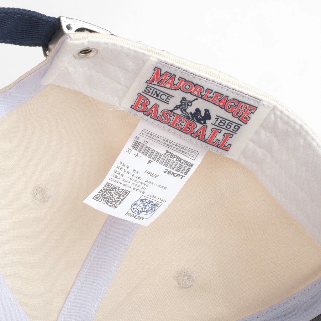 Mũ Nón lưỡi trai Meowist chất liệu vải Kaki Cream Navy Logo LA , nón lưỡi trai Thời trang, Thể thao