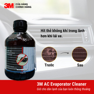 Dung Dịch Vệ Sinh Dàn Lạnh Ô Tô 3M Evaporator Cleaner 1 Lít - dùng dụng cụ chuyên dụng