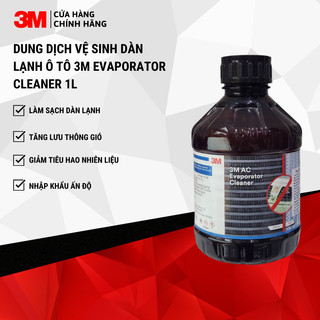 Dung Dịch Vệ Sinh Dàn Lạnh Ô Tô 3M Evaporator Cleaner 1 Lít - dùng dụng cụ chuyên dụng