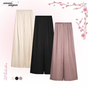 Quần dài lụa ống suông mặc Tết MONÁ - THỊ