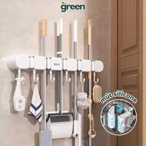 Kẹp Treo Chổi, Cây Lau Nhà Dán Tường Kèm Móc Treo Siêu Chắc, Giá Móc Treo Đồ Đa Năng Chịu Lực