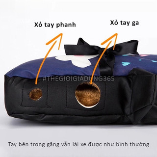 găng-gang tay phao đi xe máy lót nỉ Mùa đông